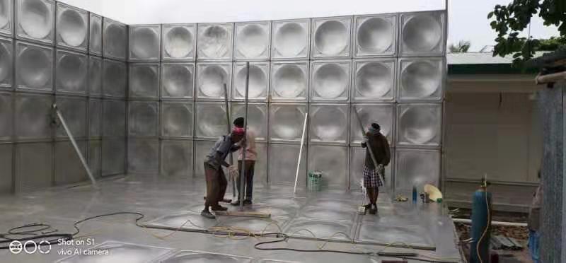 马尔代夫不锈钢水箱施工